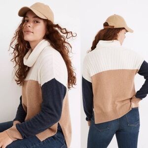 MADEWELL hickory turtle neck sweater size small
